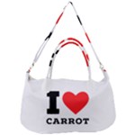 I love carrots  Removable Strap Handbag