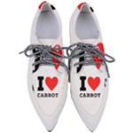 I love carrots  Pointed Oxford Shoes