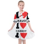 I love carrots  Kids  All Frills Chiffon Dress