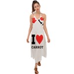 I love carrots  Halter Tie Back Dress 