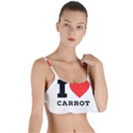 I love carrots  Layered Top Bikini Top 