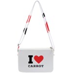 I love carrots  Double Gusset Crossbody Bag