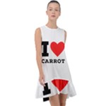 I love carrots  Frill Swing Dress