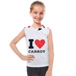 I love carrots  Kids  Mesh Tank Top