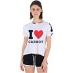 I love carrots  Open Back Sport Tee