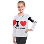 I love carrots  Kids  Long Mesh Tee