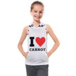 I love carrots  Kids  Sleeveless Hoodie