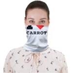 I love carrots  Face Covering Bandana (Adult)