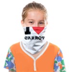 I love carrots  Face Covering Bandana (Kids)