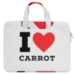 I love carrots  MacBook Pro 13  Double Pocket Laptop Bag