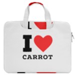 I love carrots  MacBook Pro 16  Double Pocket Laptop Bag 