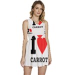 I love carrots  Sleeveless High Waist Mini Dress