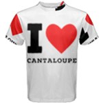 I love cantaloupe  Men s Cotton Tee