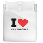 I love cantaloupe  Duvet Cover (Queen Size)