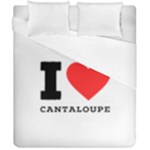 I love cantaloupe  Duvet Cover Double Side (California King Size)