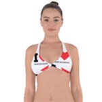 I love cantaloupe  Halter Neck Bikini Top