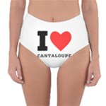 I love cantaloupe  Reversible High-Waist Bikini Bottoms