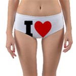 I love cantaloupe  Reversible Mid-Waist Bikini Bottoms