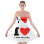 I love cantaloupe  Strapless Bra Top Dress