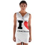 I love cantaloupe  Wrap Front Bodycon Dress