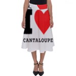 I love cantaloupe  Perfect Length Midi Skirt