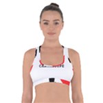 I love cantaloupe  Cross Back Sports Bra