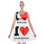 I love cantaloupe  Velvet Skater Dress