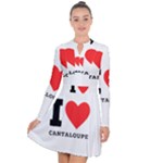 I love cantaloupe  Long Sleeve Panel Dress