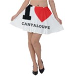 I love cantaloupe  Velvet Skater Skirt