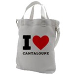 I love cantaloupe  Canvas Messenger Bag