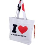 I love cantaloupe  Drawstring Tote Bag