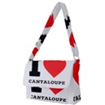 I love cantaloupe  Full Print Messenger Bag (S)