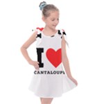 I love cantaloupe  Kids  Tie Up Tunic Dress