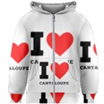 I love cantaloupe  Kids  Zipper Hoodie Without Drawstring