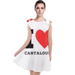 I love cantaloupe  Tie Up Tunic Dress