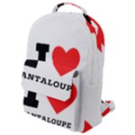 I love cantaloupe  Flap Pocket Backpack (Small)