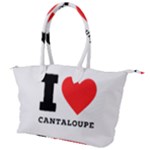 I love cantaloupe  Canvas Shoulder Bag