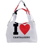 I love cantaloupe  Double Compartment Shoulder Bag