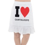 I love cantaloupe  Fishtail Chiffon Skirt