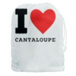 I love cantaloupe  Drawstring Pouch (3XL)