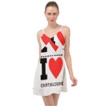 I love cantaloupe  Summer Time Chiffon Dress