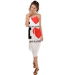 I love cantaloupe  Waist Tie Cover Up Chiffon Dress