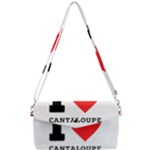 I love cantaloupe  Removable Strap Clutch Bag