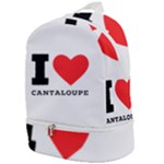 I love cantaloupe  Zip Bottom Backpack