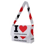 I love cantaloupe  Full Print Messenger Bag (M)