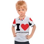 I love cantaloupe  Kids  Sports Tee