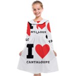 I love cantaloupe  Kids  Midi Sailor Dress