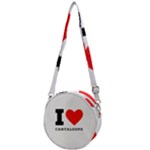 I love cantaloupe  Crossbody Circle Bag