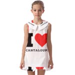 I love cantaloupe  Kids  Pilgrim Collar Ruffle Hem Dress