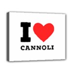 I love cannoli  Canvas 10  x 8  (Stretched)